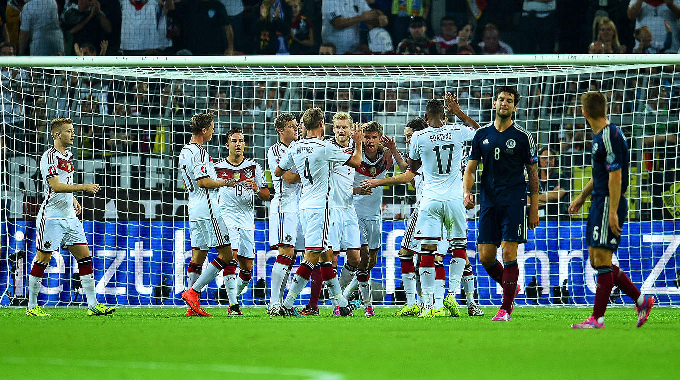 Torjubel I: das deutsche Nationalteam © 2014 Getty Images