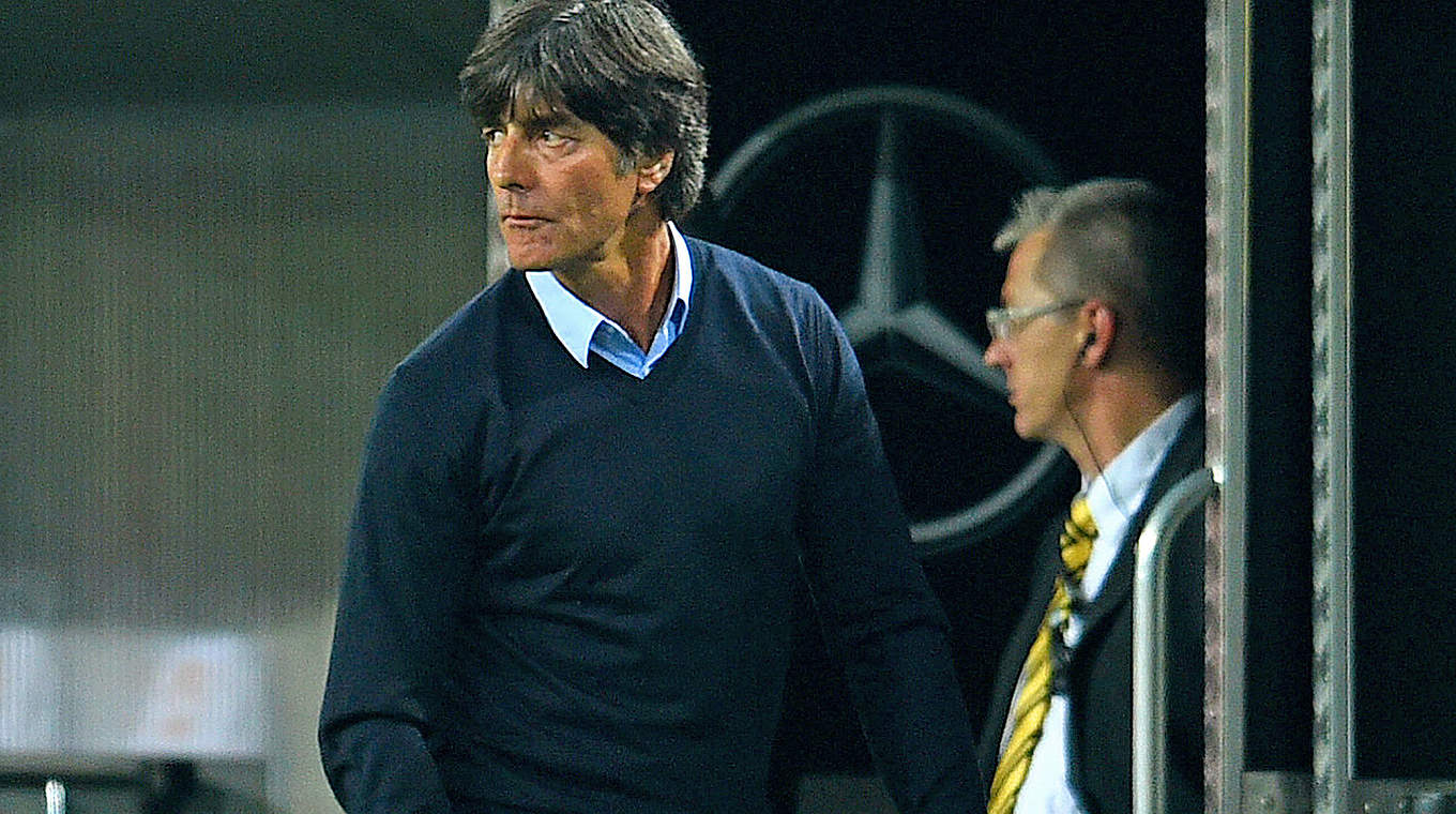 Joachim Löw: "Ich bin zufrieden mit den drei Punkten" © 2014 Getty Images