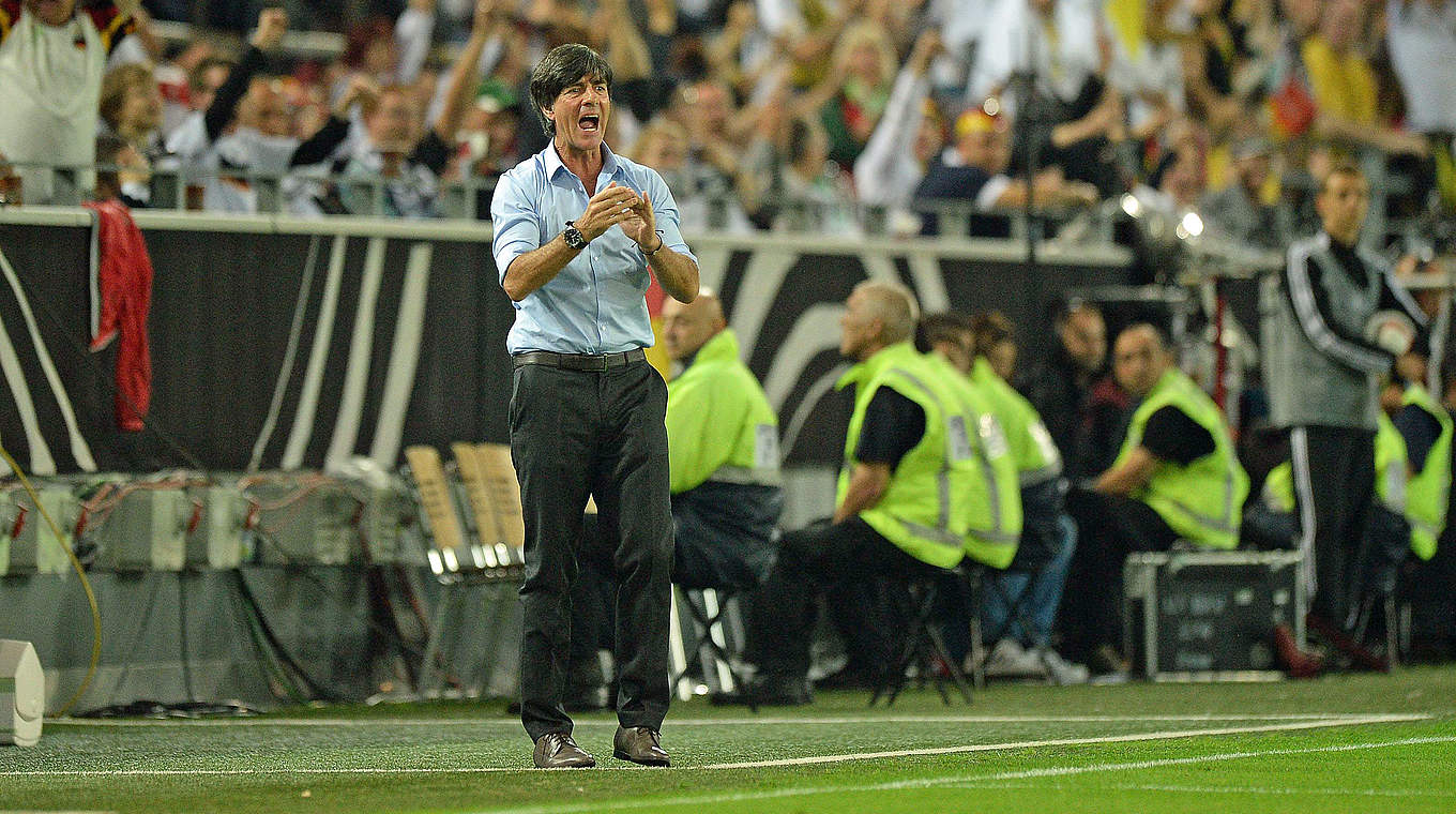 Löw: "It was good to see us react after the equaliser" © imago/ActionPictures