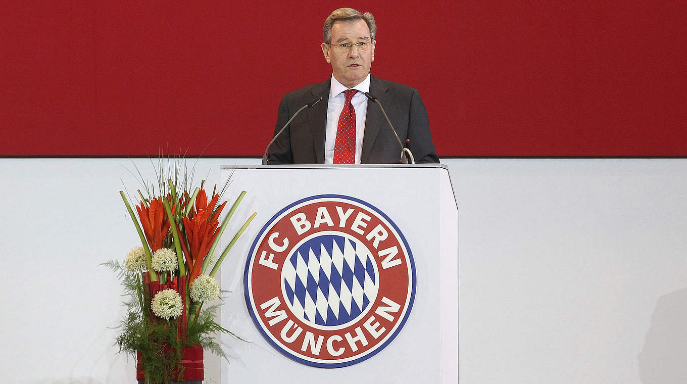 Aufsichtsratschef des FC Bayern: Karl Hopfner © 2014 Getty Images