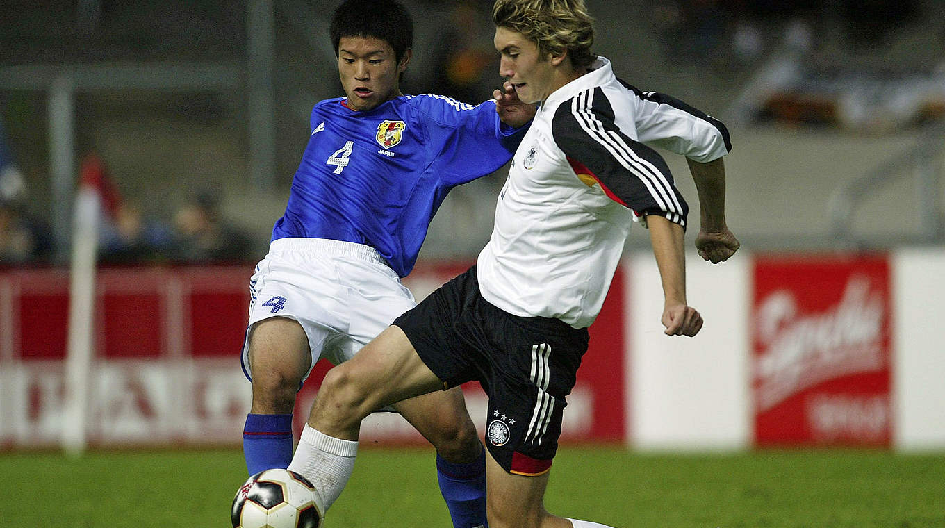 Eine deutsche Hoffnung: Schorch (r.) in der U 19 © 2005 Getty Images