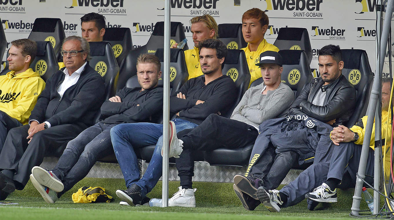 Edging closer to a return: Ilkay Gündogan (second from right) © imago/MIS