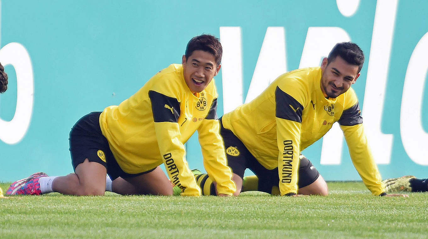 Two BVB hopefuls: Kagawa (left) and Gündogan © imago/Team 2