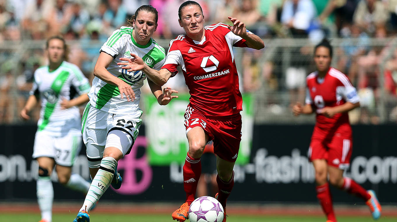 Direktes Duell um die Meisterschaft: Wolfsburg zu Gast in Frankfurt © 2014 Getty Images