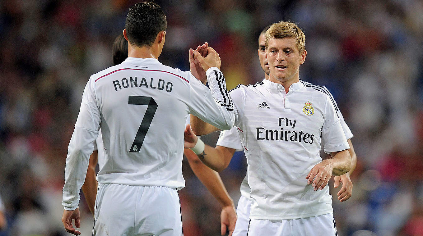 Weltfußballer und Weltmeister: Ronaldo und Kroos © 2014 Getty Images