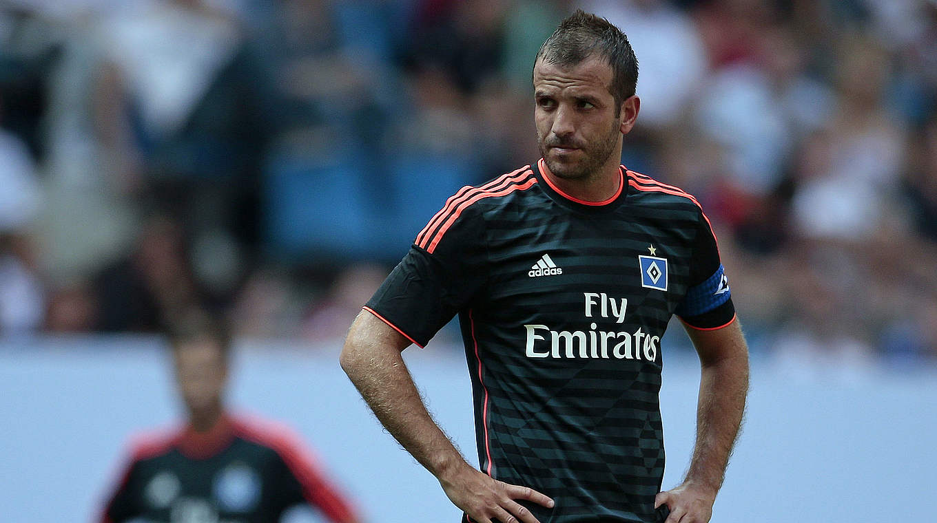 Erneut verletzt: HSV-Kapitän van der Vaart © 2014 Getty Images