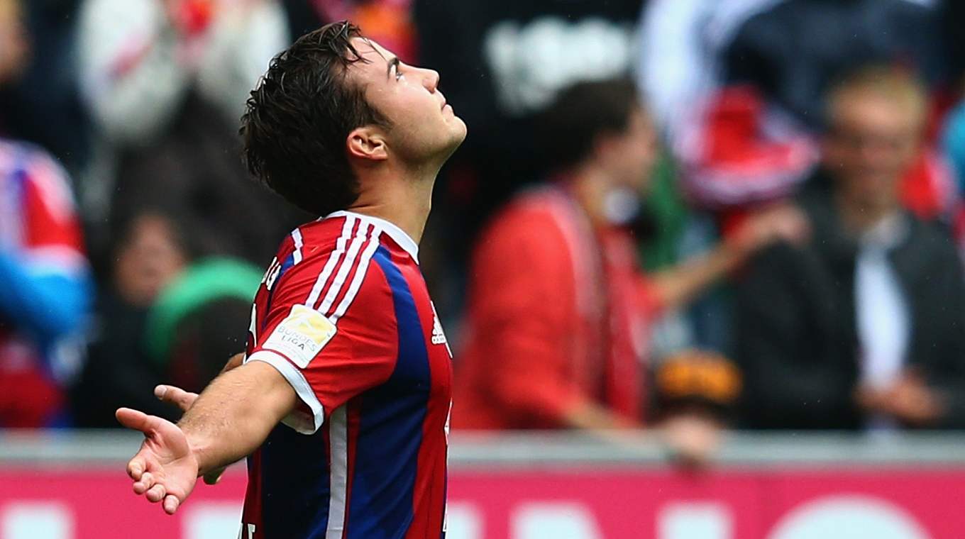 Trefflich: Mario Götze ebnet den Bayern den Weg zum Sieg. © Getty Images