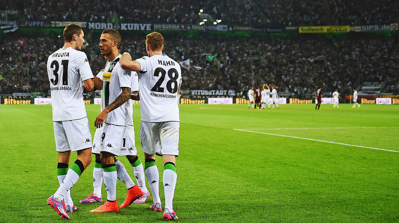 Trifft auf Villarreal: Borussia Mönchengladbach © 2014 Getty Images