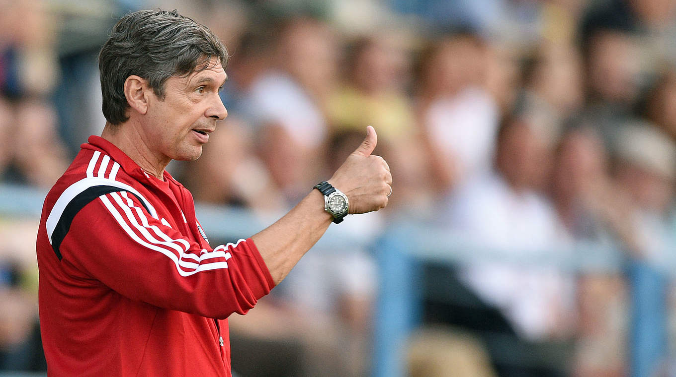Erfolgreich mit dem Chemnitzer FC: Trainer Karsten Heine. © 2014 Getty Images