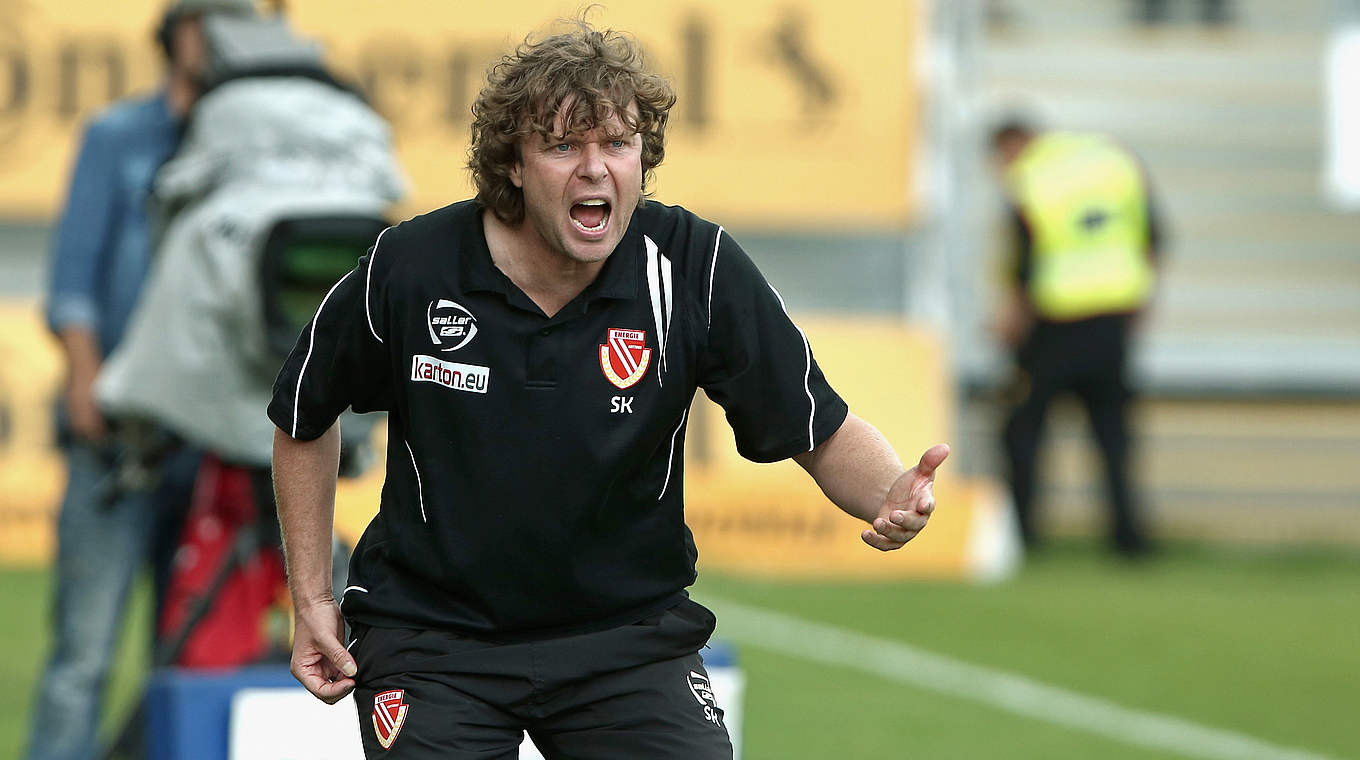 Kann auf Neuzugang Mattuschka bauen: Cottbus-Coach Krämer © 2014 Getty Images