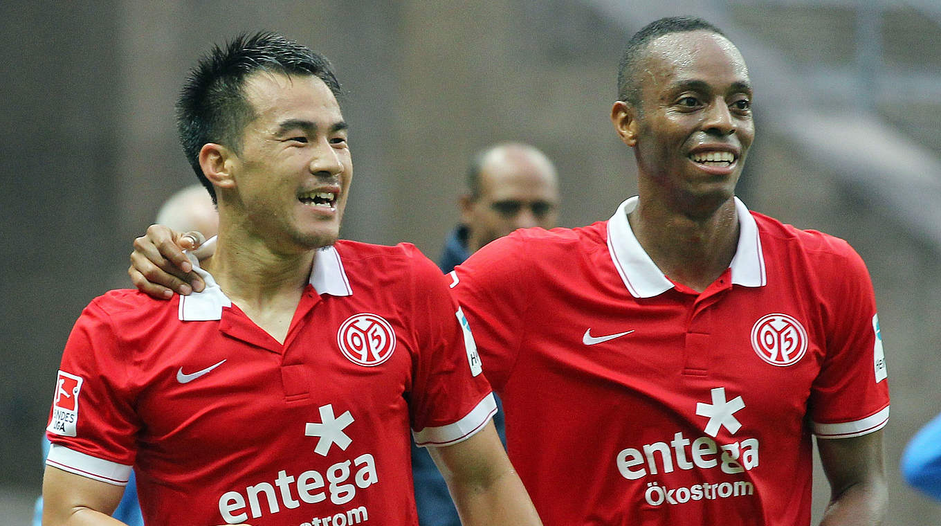 Former VfB striker Shinji Okazaki will take centre stage for Mainz against his ex-employers. © 2014 Getty Images