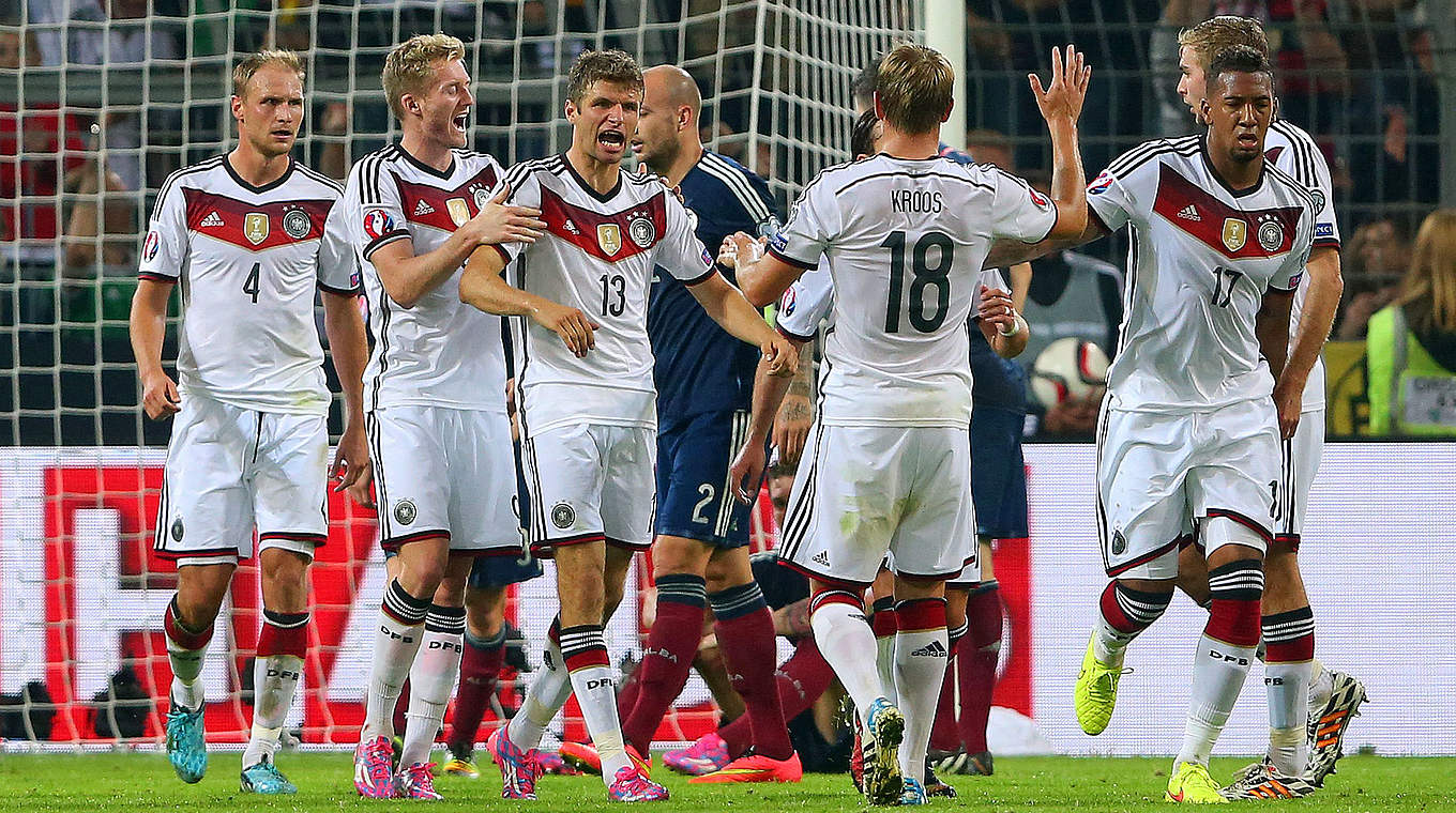 Die Besten der Welt: Thomas Müller (3.v.l.) und Co. © 2014 Getty Images