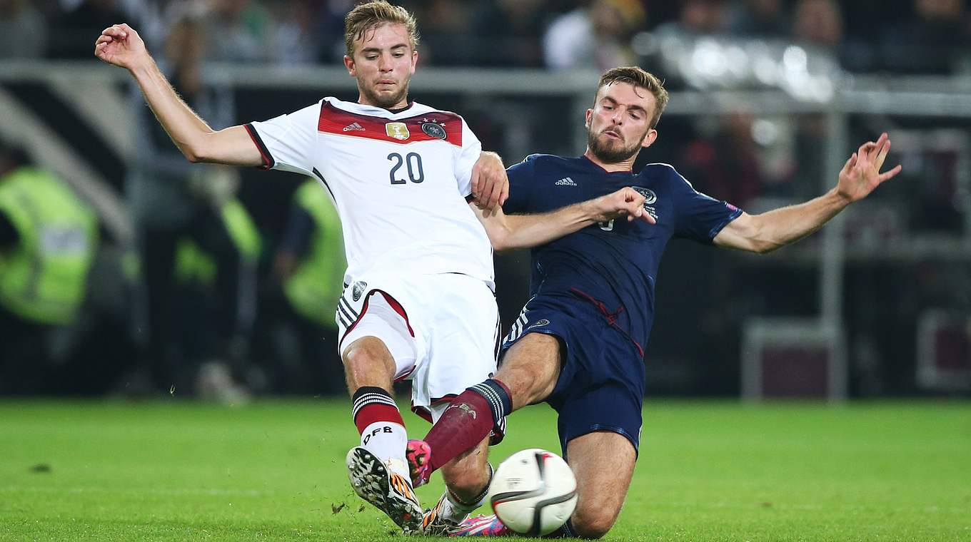 Zweikampfstark: Christoph Kramer zeigt in der EM-Qualifikation Durchsetzungsvermögen. © Getty Images