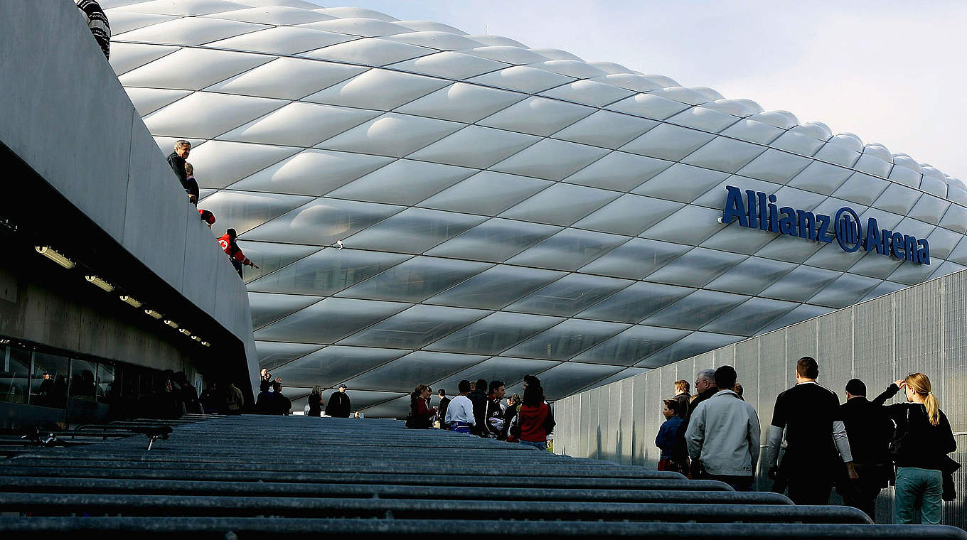 Gruppen- und Viertelfinalspielort: Die Allianz Arena © 2005 Getty Images