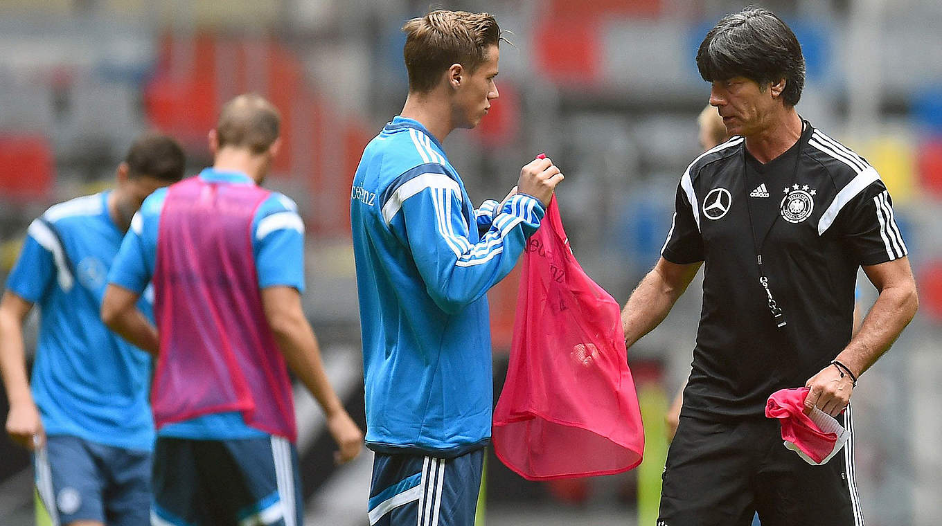 Vorbereitung läuft auf Hochtouren: Joachim Löw und das DFB-Team © 2014 Getty Images