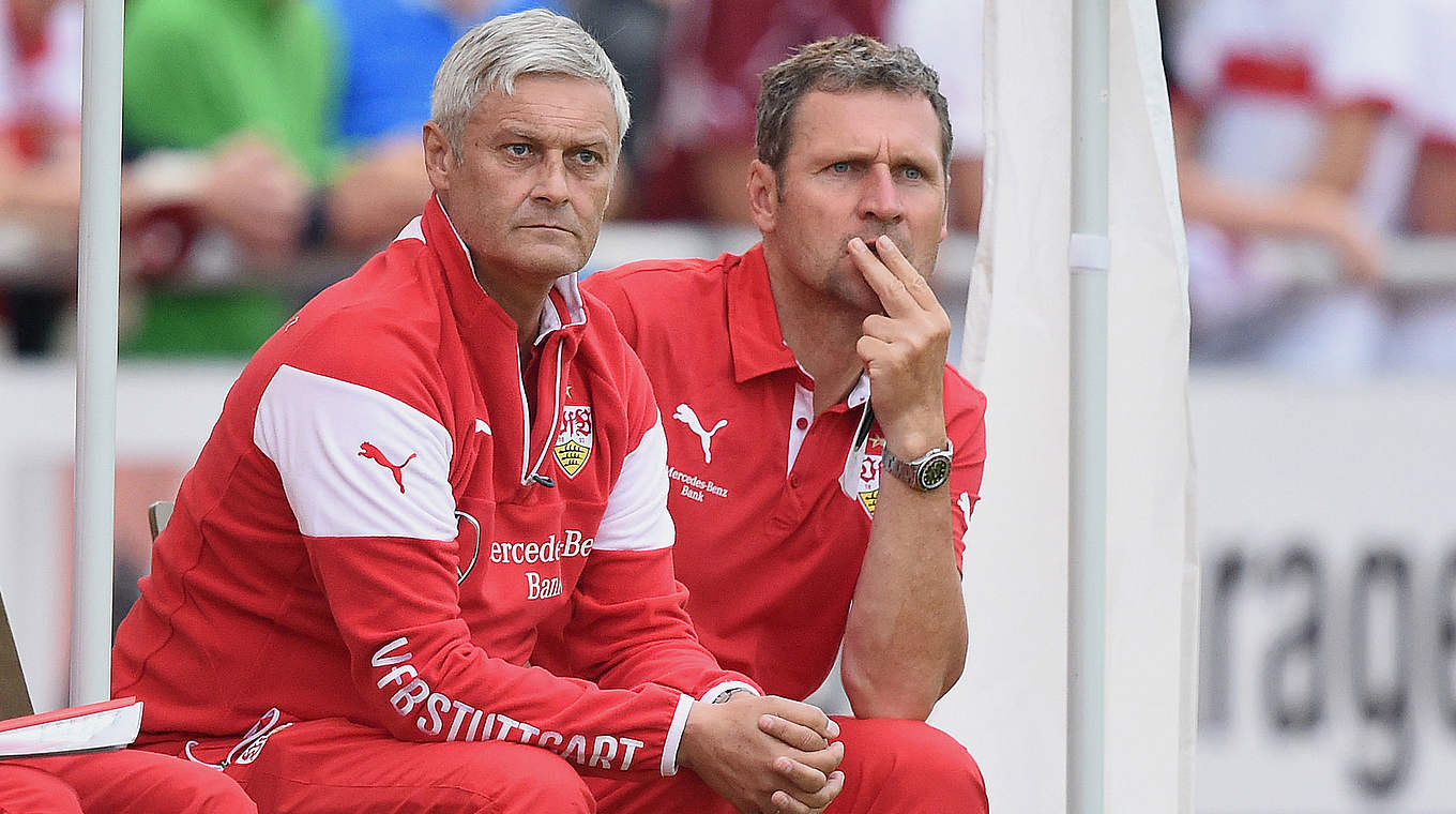 Zum 100. Mal als VfB-Trainer im Einsatz: Armin Veh © 2014 Getty Images