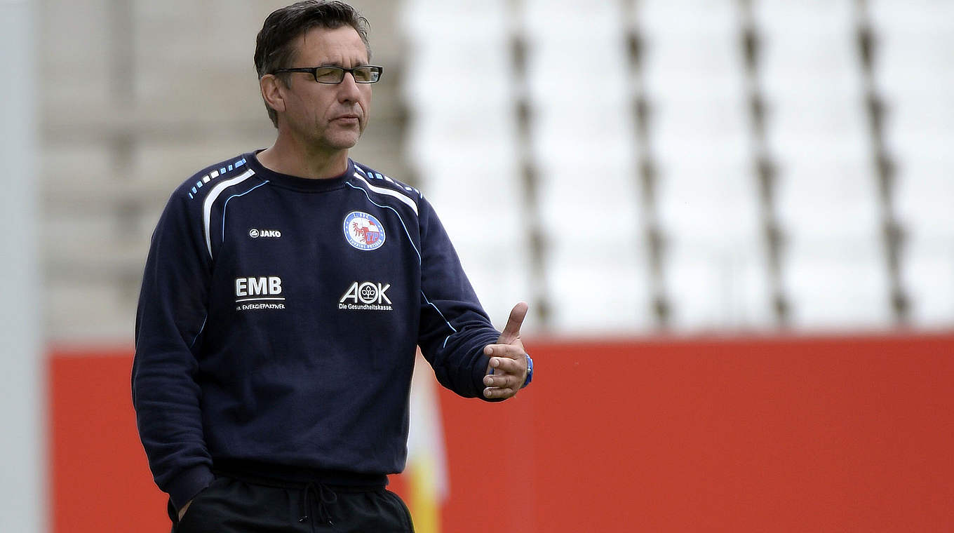 Derby in Jena: Sven Weigang mit Turbine Potsdam © 2014 Getty Images