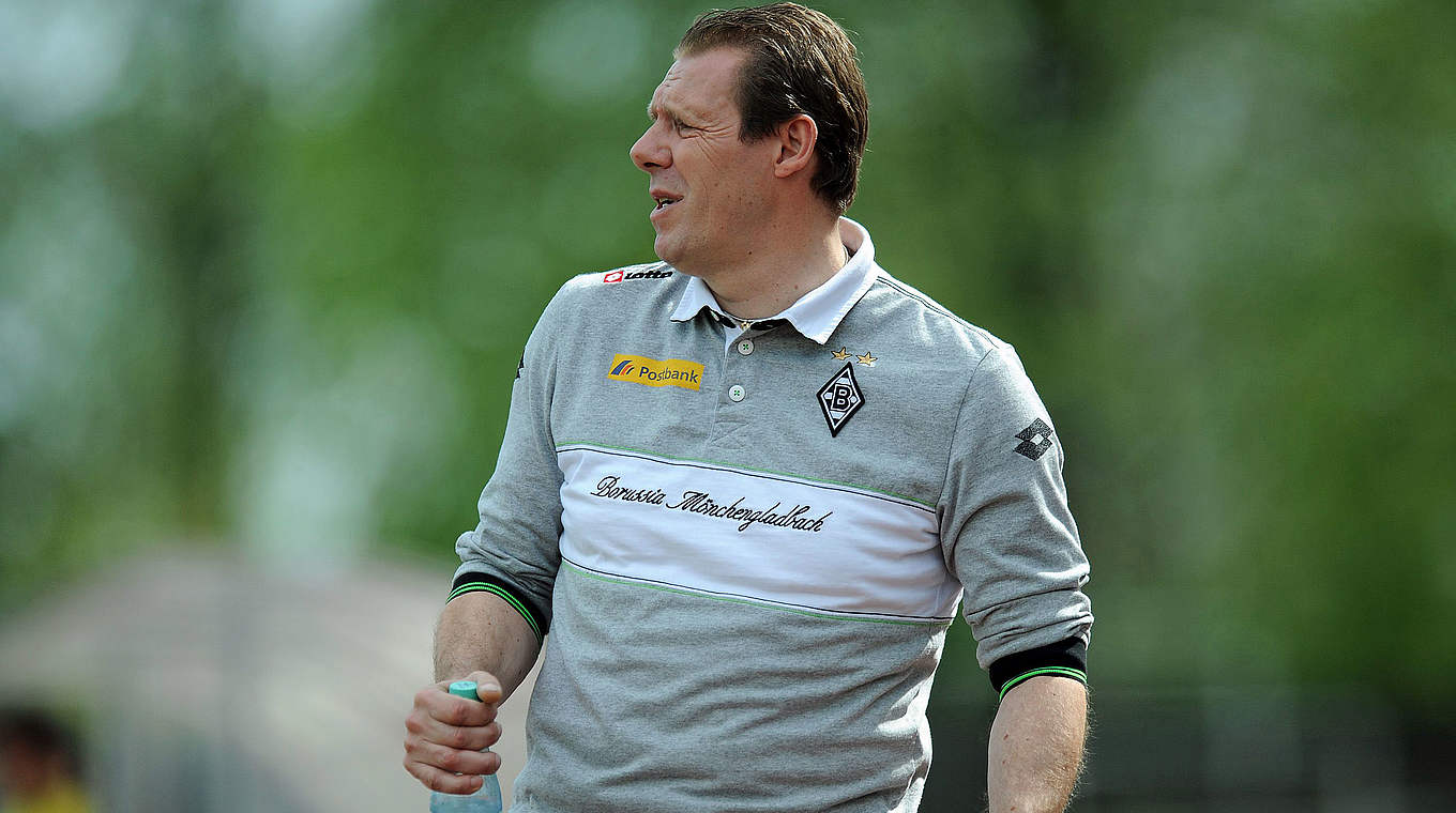Will zurück auf die Erfolgsspur: Mönchengladbach und Trainer Demandt © 2012 Getty Images