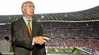 Bei der Eröffnung der Allianz-Arena 2005: Franz Beckenbauer © imago