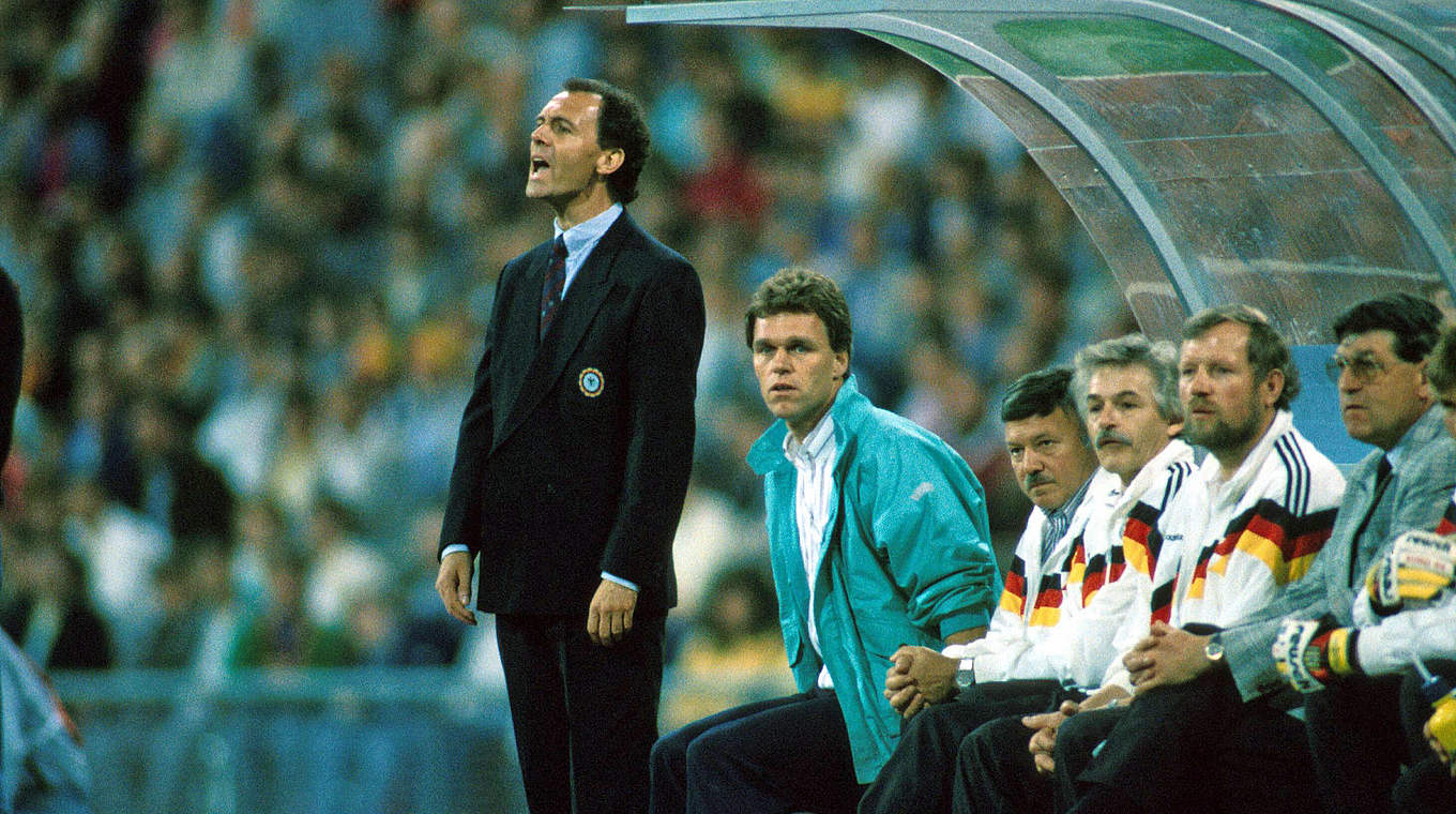 EM-Gastgeber 1988: Beckenbauer mit neuem Trainerteam um Osieck (v.l.) © imago