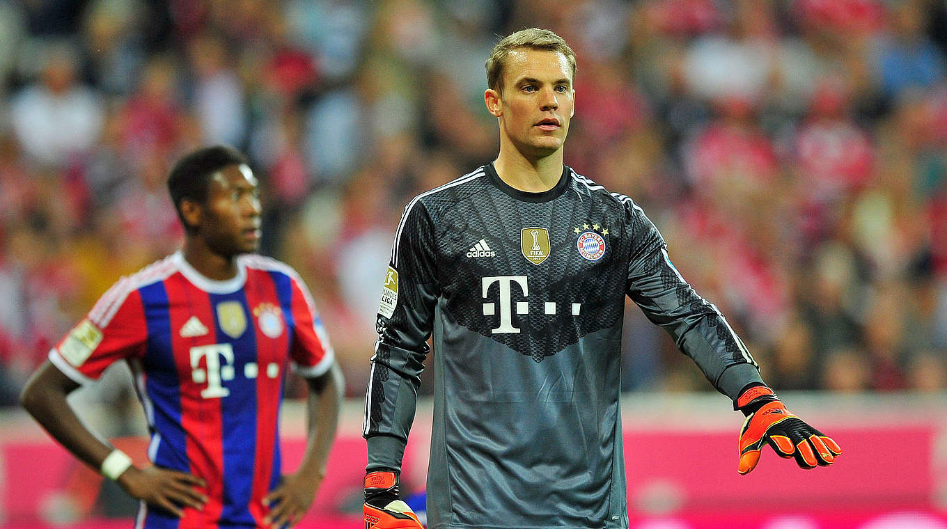 Dirigent der Abwehr: Manuel Neuer (r.) © 2014 Getty Images