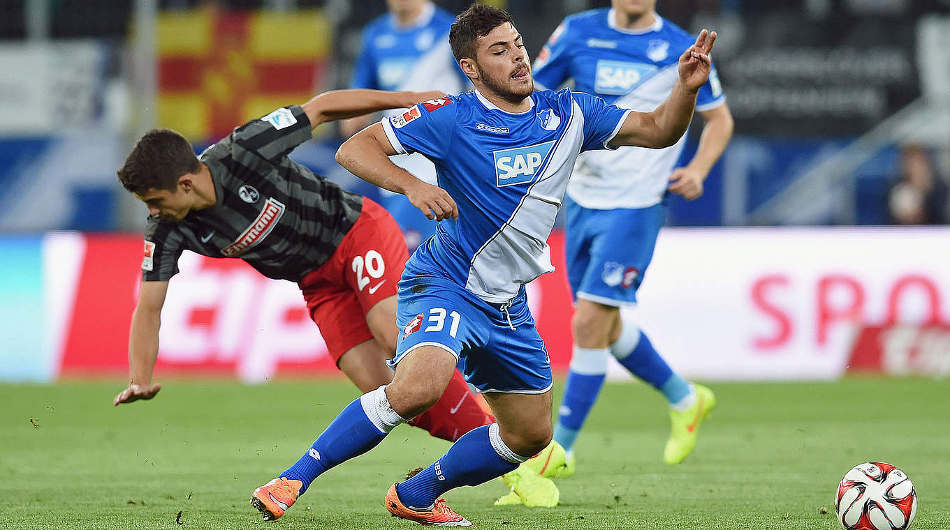 Ausgleich in der Schlussminute: Hoffenheim rettet das Remis gegen Freiburg © 2014 Getty Images