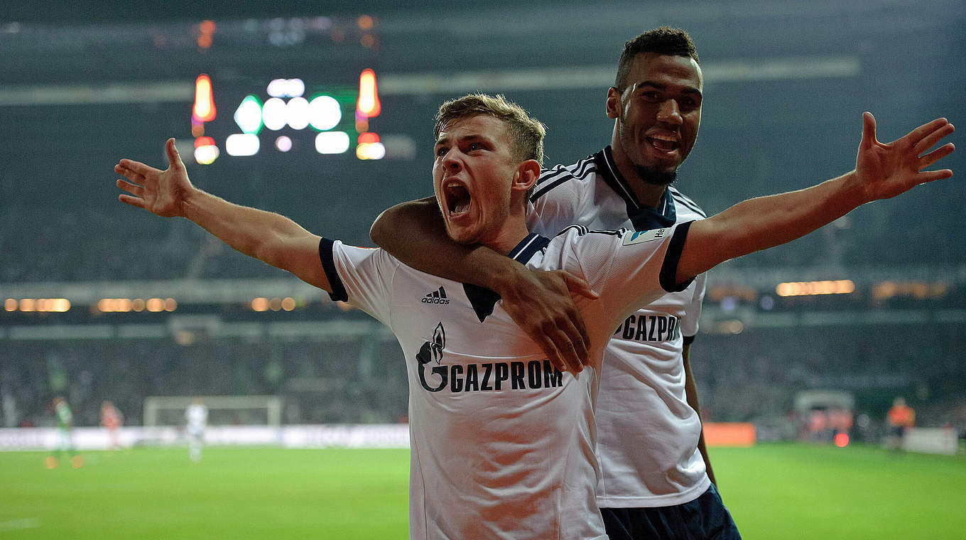 So jubeln Sieger: Meyer und Choupo-Moting (r.) © imago/nph