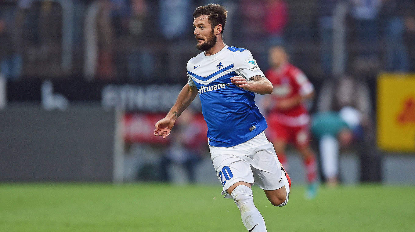 Scored for Darmstadt: Marcel Heller © 2014 Getty Images