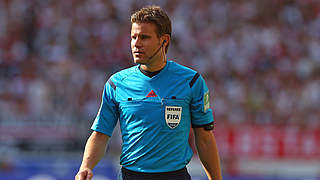 Einsatz in der Champions League: Dr. Felix Brych © 2014 Getty Images