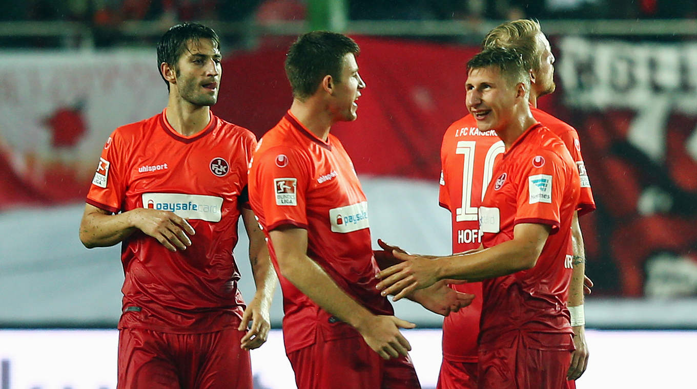 Unternehmen erneuten Angriff auf die Spitze: der 1. FC Kaiserslautern © 2014 Getty Images