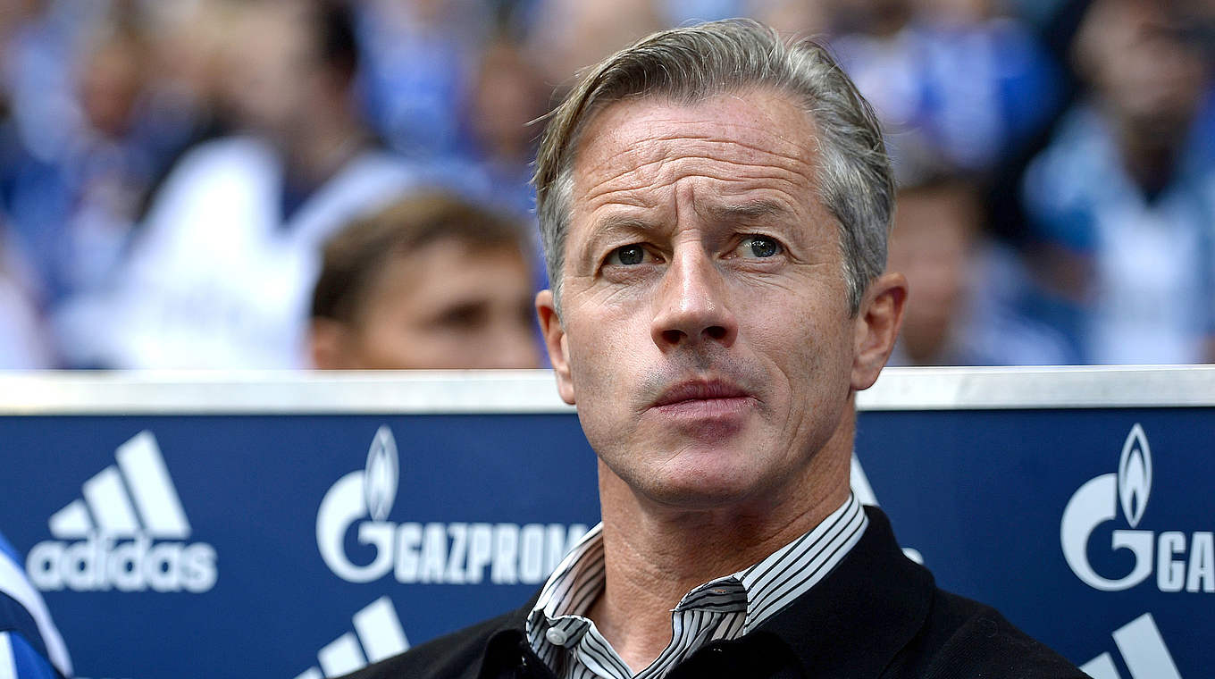 Noch ohne Niederlage gegen Hoffenheim: Schalkes Coach Keller © 2014 Getty Images