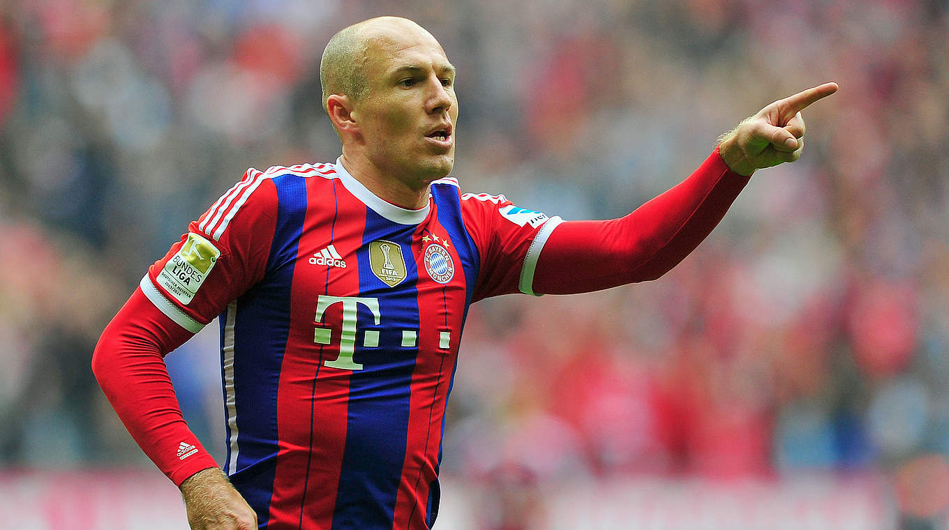 110 Spiele, 101 Torbeteiligungen: Arjen Robben vom FC Bayern © 2014 Getty Images