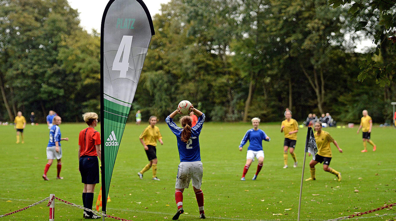 Spannende Spiele: Beim U 18-Frauen-Sichtungsturnier © 2014 Getty Images