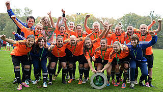 Sieg beim Sichtungsturnier: Die U 18 aus Hessen © 2014 Getty Images