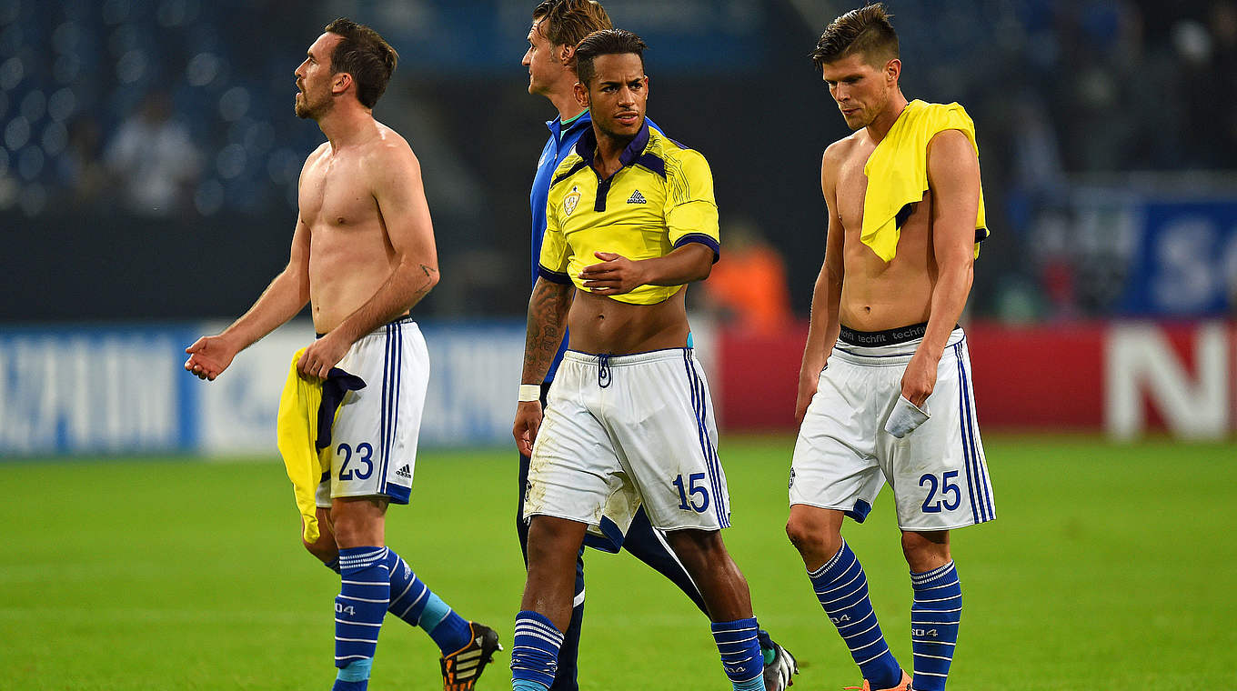 Schalke 04: Enttäuschung nach dem Remis © 2014 Getty Images