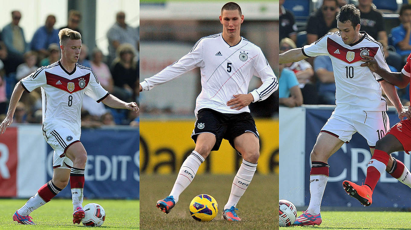 Yannick Gerhard, Niklas Süle and Levin Öztunali are in the U20s squad © Bongarts / Getty Images