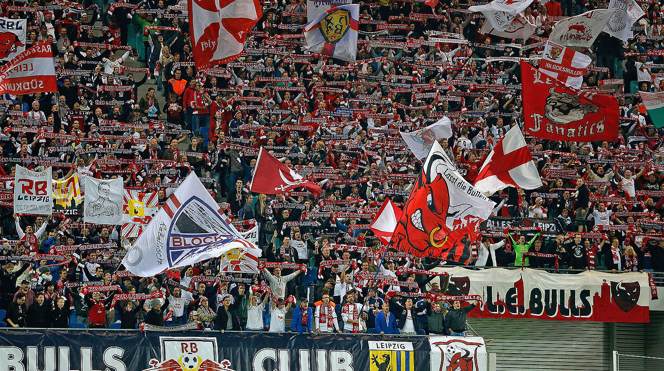 Tolle Stimmung in Leipzig: die RB-Fans © 2014 Getty Images