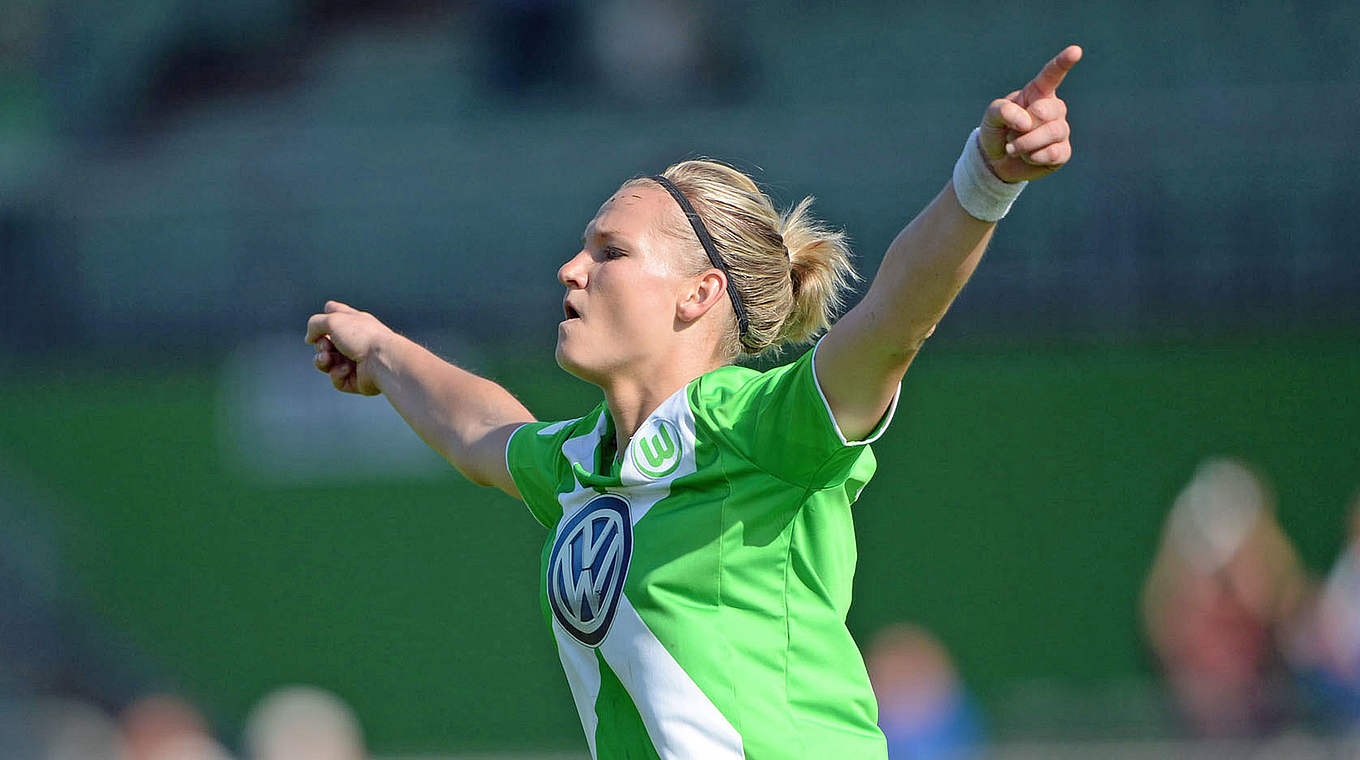 Besorgte die Entscheidung für Wolfsburg: Nationalspielerin Alexandra Popp © Jan Kuppert