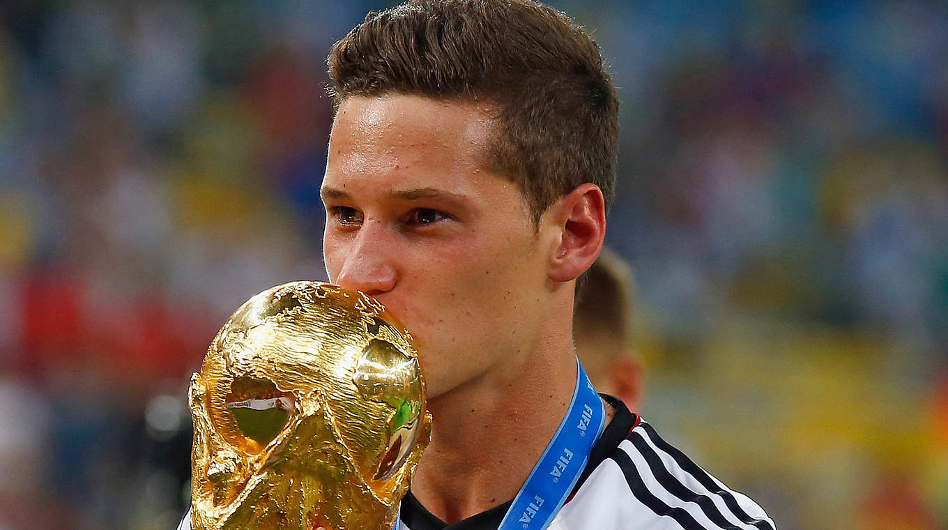 Draxler was part of Germany's World Cup winning squad © 2014 Getty Images