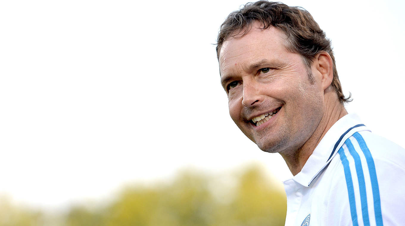 U19 coach Sorg: "We look forward to this challenging task." © 2014 Getty Images