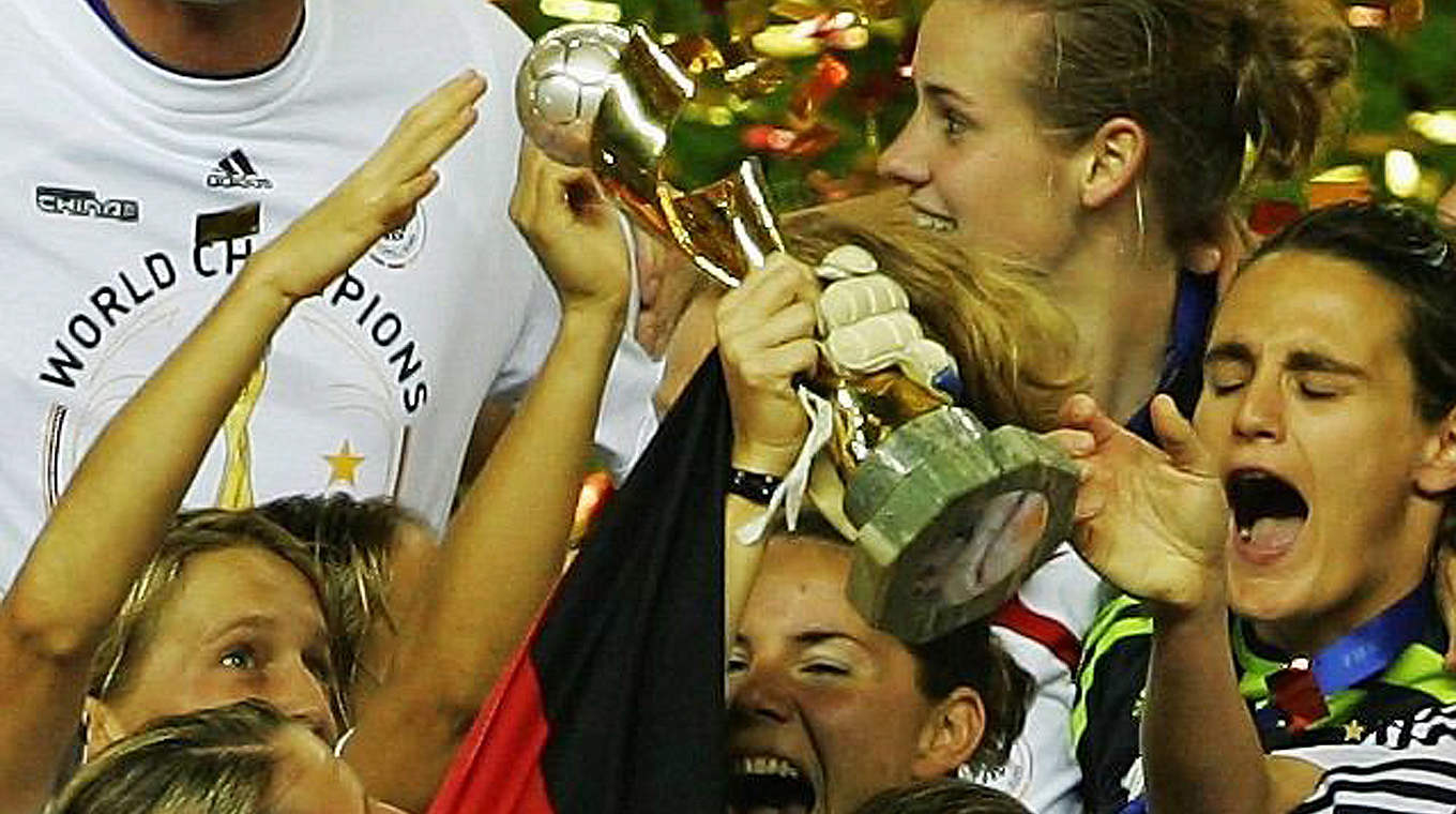 Weltmeister: 2007 holt das DFB-Team den zweiten WM Titel in Folge © 