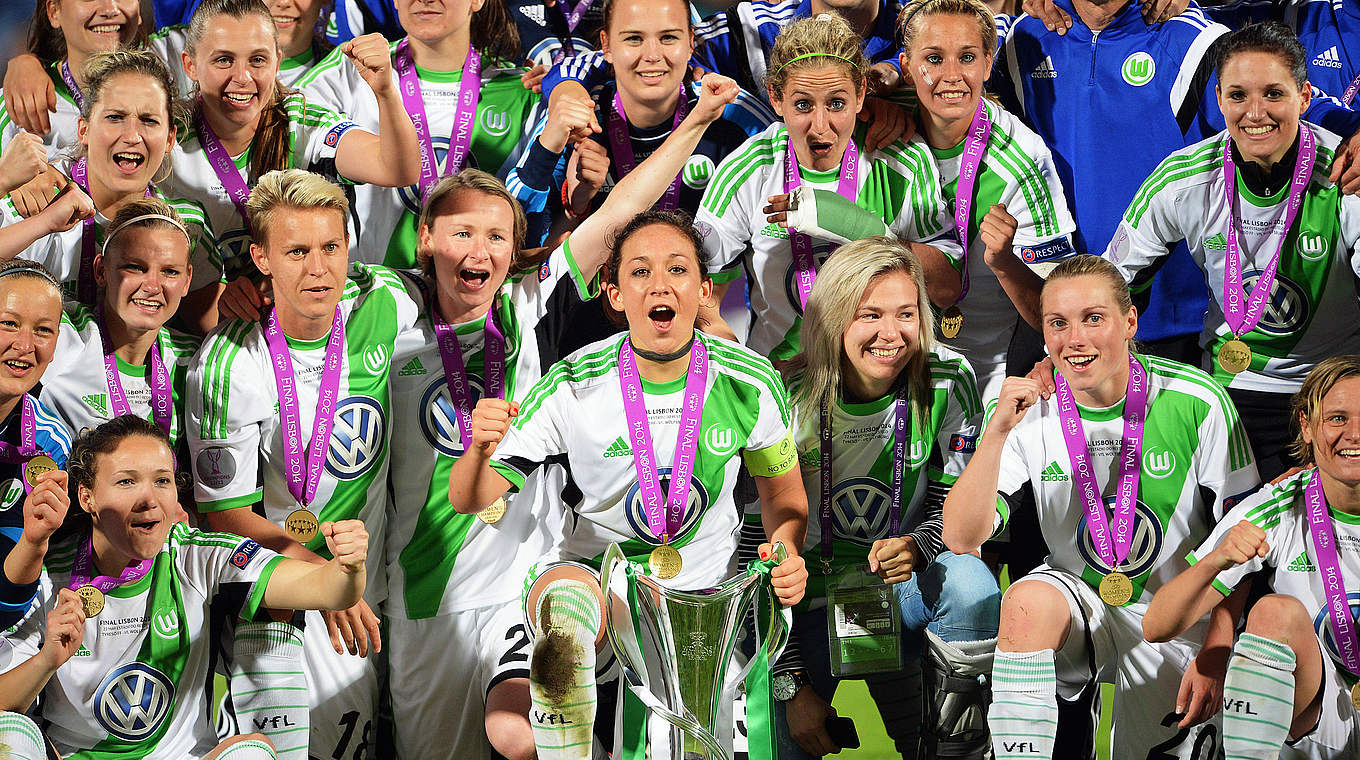 Schwieriges Los für den Titelverteidiger: Die Wolfsburgerinnen treffen auf den FC Rosengard © 2014 Getty Images