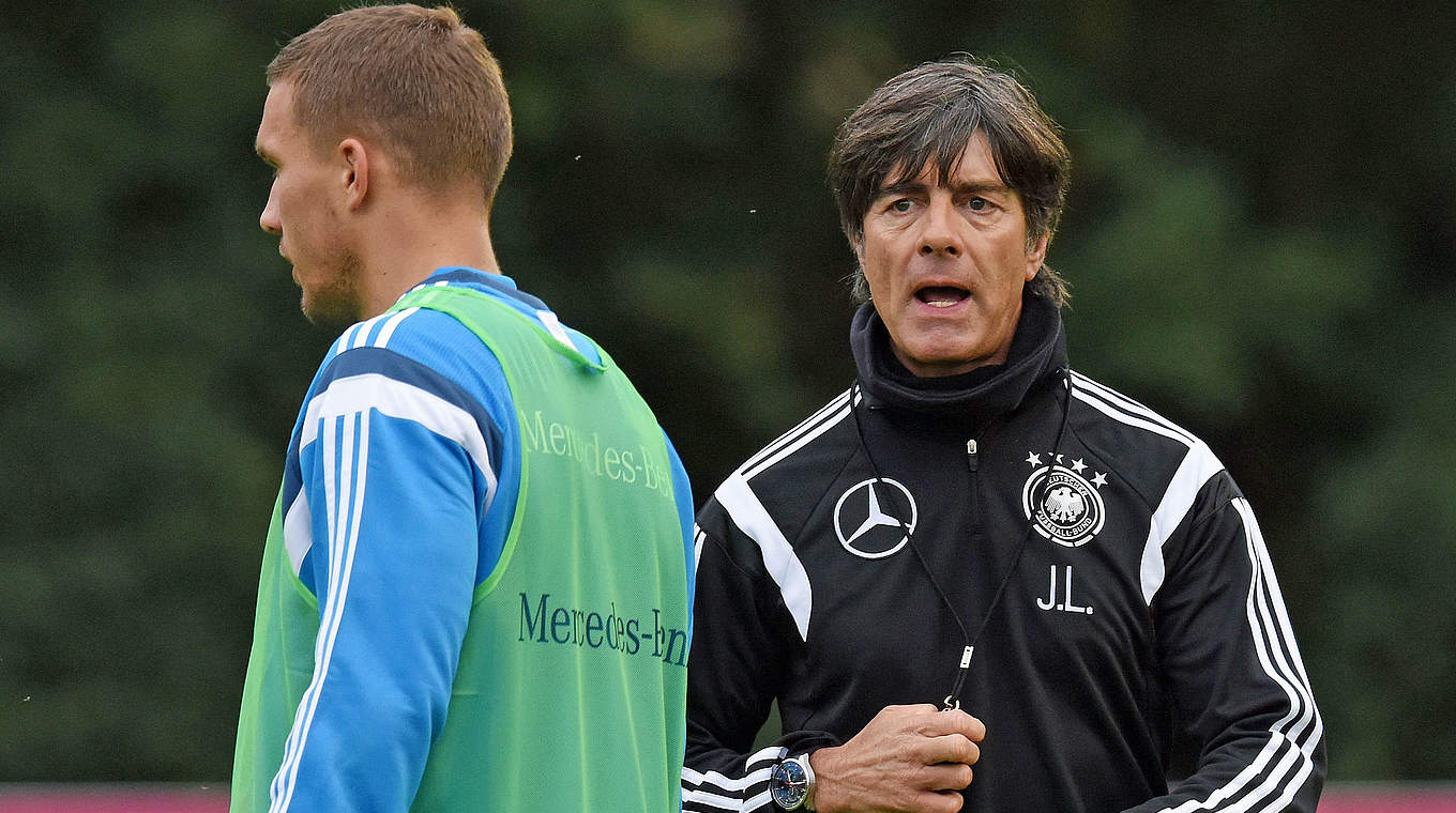 Löw: "Lukas can add dynamism to the game very quickly" © GES/Markus Gilliar