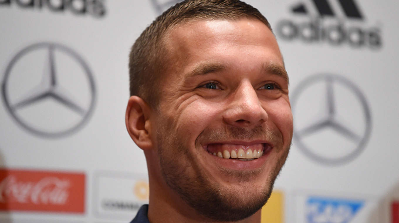 Weltmeister Lukas Podolski: "Die ganze Familie war stolz" © GES/Markus Gilliar
