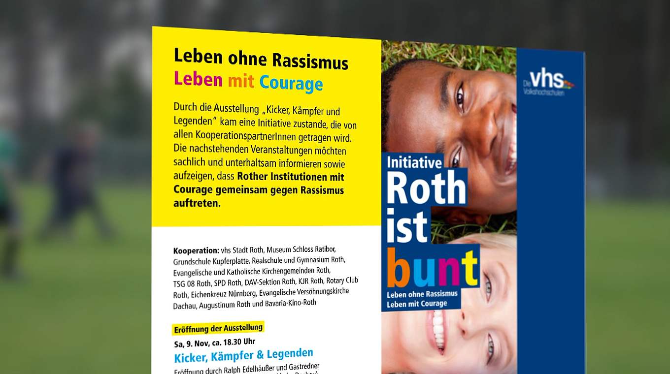 "Roth ist bunt": Leben ohne Rassismus - Leben mit Courage © DFB