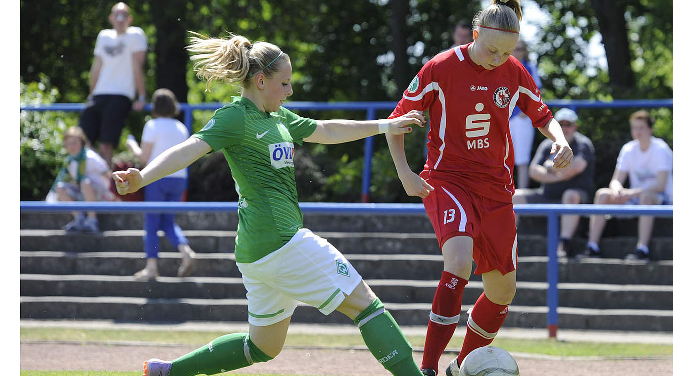 Will die Bremer an die Spitze schießen: Torjägerin Cindy König (l.) © 