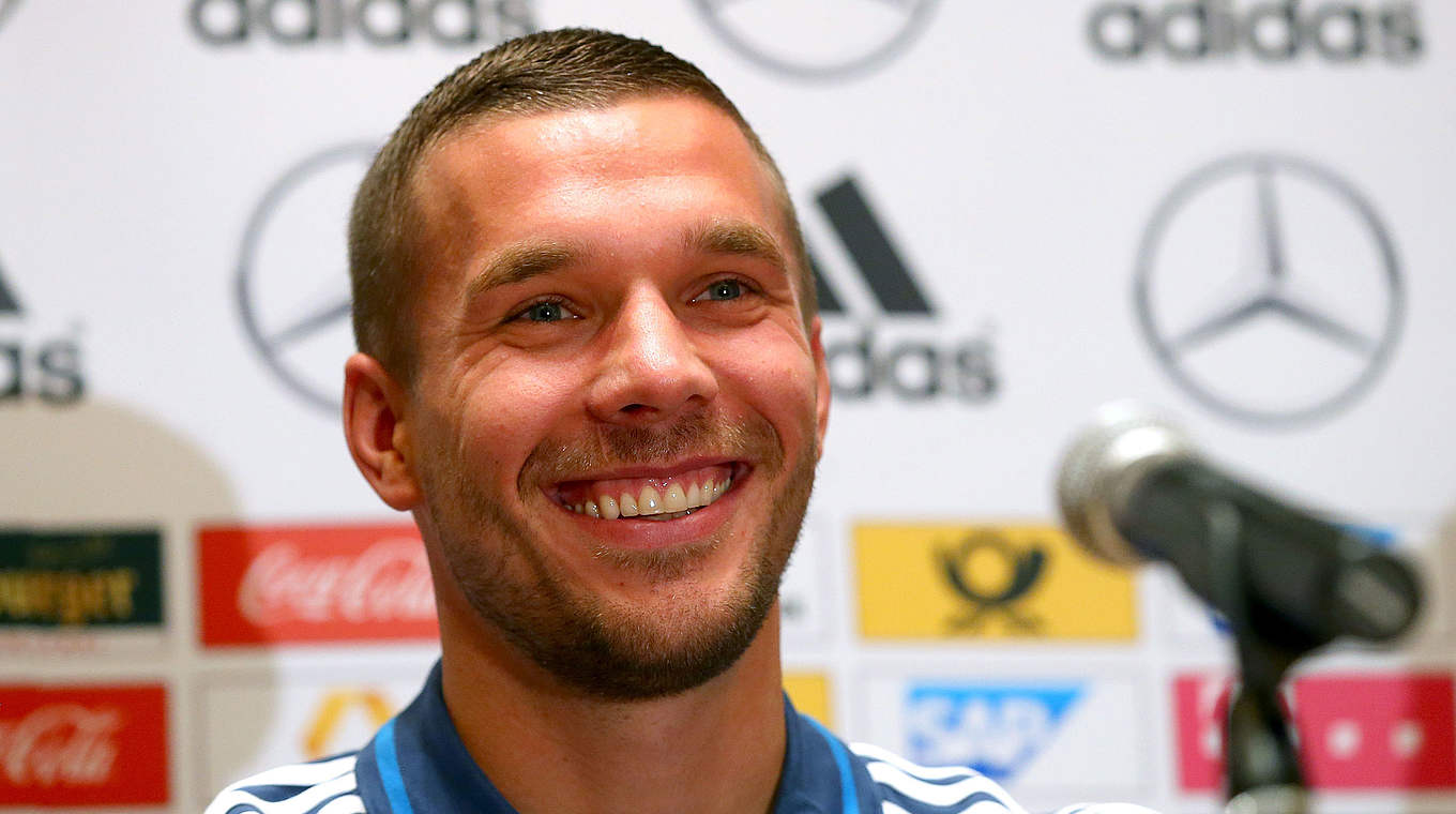 Podolski: "Mache nur Dinge, hinter denen ich voll und ganz stehe" © 2014 Getty Images