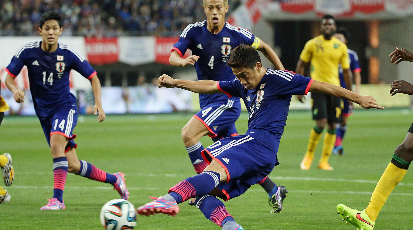 Angeschlagen abgereist: Japans Mittelfeldstar Shinji Kagawa © 2014 Getty Images