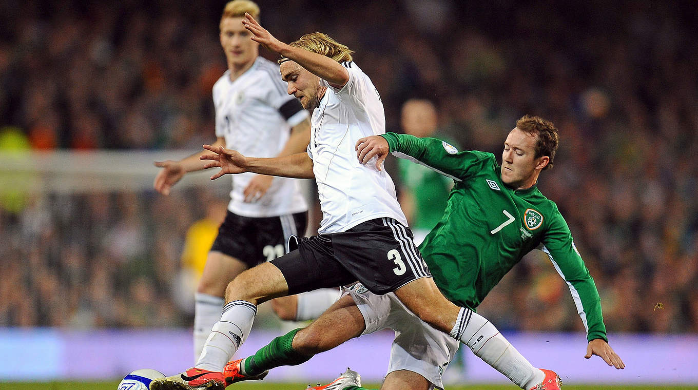 Letztes Duell im Oktober 2012: Irland gegen Deutschland  © 2012 Getty Images