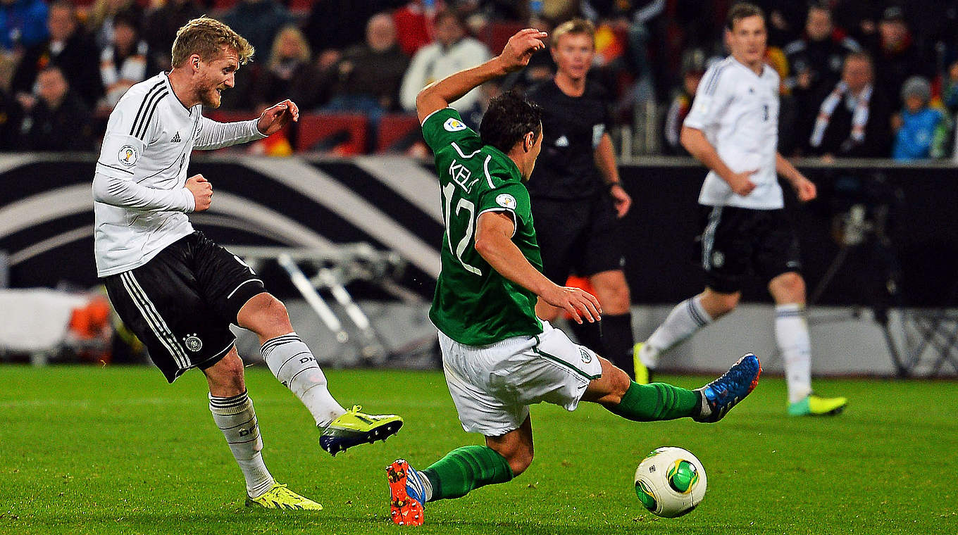 Einer von drei Torschützen beim letzten Duell: André Schürrle © 2013 Getty Images